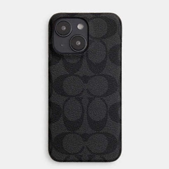 Coach Iphone 15 Pro Max Case In Signature Canvas NEW - Picture 1 of 1